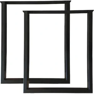 Masa Ayağı Ahşap Masif Kütük Çalışma Yemek Masası Ayakları 60X70 cm Metal Ayak