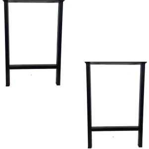 Masa Ayağı Ev Bahçe Ofis İş Yeri Kütük Masa Ayağı Metal Ayak 50X75Cm