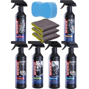 AUTOFRESH10'LU EFSANE MOTOSİKLET FULL BAKIM MOTOR YIKAMA PARLATMA MOTORSİKLET SETİ