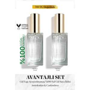 Limited Edition Saf Gül Suyu 50 ml 2'li Set