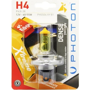 H4 12V 60/55W Xtreme Yellow(Tekli Blister)