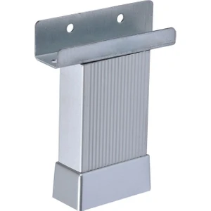 15 cm Çizgili Alüminyum U Geçme Ayak 20 x 45 mm Matkrom