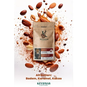 Keyifsas Coffee Espresso Kahve - Brezilya Cerrado 250 gr - %100 Arabica