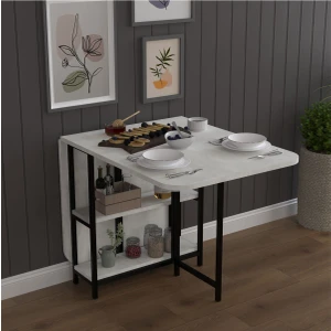 Asra Trend Metal Ayaklı Katlanır Mutfak Masası Km-31