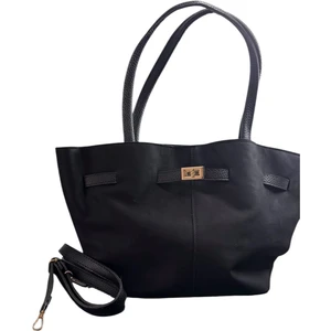 Ceeldu Süet Omuz Çantası - Siyah