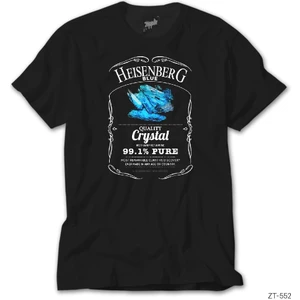 Z Zeplin Breaking Bad Blue Crystal Siyah Tişört