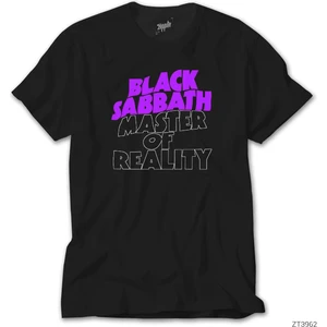 Z Zeplin Black Sabbath Master Of Reality Siyah Tişört