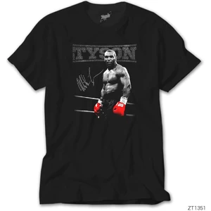 Z Zeplin Mike Tyson Siyah Tişört