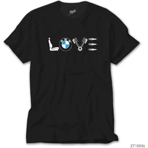 Z Zeplin Bmw Love Siyah Tişört