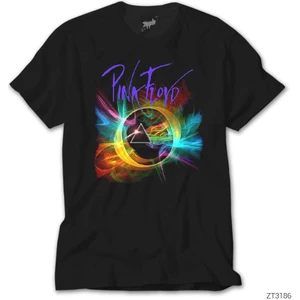 Z Zeplin Pink Floyd Smoke Siyah Tişört