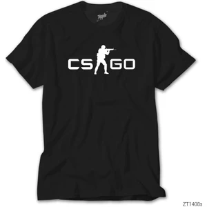 Z Zeplin Counter Strike Csgo Logo Siyah Tişört