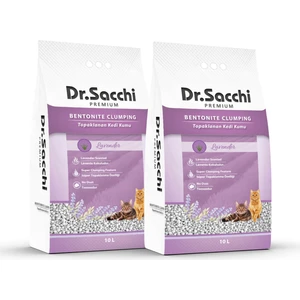 Dr.sacchi Lavanta Kokulu Bentonit Kedi Kumu 10 Lt 2 Ad
