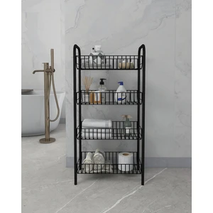 Banyo Metal Raf Banyo Düzenleyici Çok Amaçlı Metal Raf Açık Banyo Dolabı Metal Dekoratif Çok Amaçlı Raf Sabunluk Havluluk