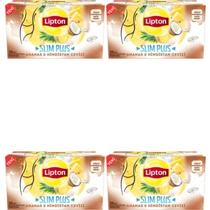 Slim Plus Ananas & Hindistan Cevizi 20'li x 4 Adet