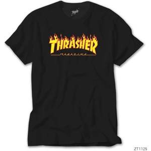 Z Zeplin Thrasher Siyah Tişört