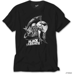 Z Zeplin Black Sabbath In Dark Siyah Tişört