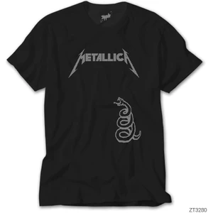 Z Zeplin Metallica Snake Siyah Tişört