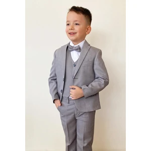 Pina Kids Erkek Çocuk Papyonlu Yelekli Takım Elbise TE.4000YY