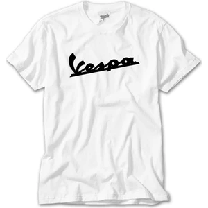 Z Zeplin Vespa Logo 2 Beyaz Tişört