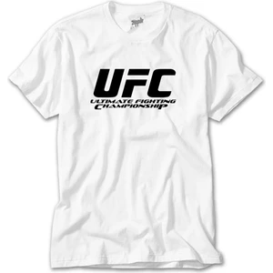 Z Zeplin Ufc Logo Ultimate Championship Beyaz Tişört