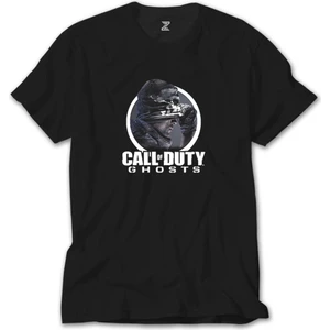 Z Zeplin Call Of Duty Ghosts Text Siyah Tişört
