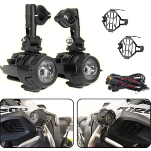 Enduro ve Gs Serileri Uyumlu Motosiklet LED Sis Farı Yüksek Performans Metal Gövde 12V-24V 40W 2 ADET