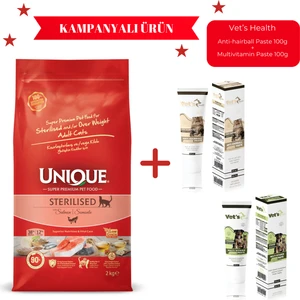 Sterilised Kısırlaştırılmış Kedi Maması Somonlu 1.5 kg Anti Hairball ve Multivitamin Hediyeli