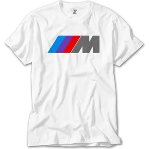 Z Zeplin Bmw M Power Logo Beyaz Tişört