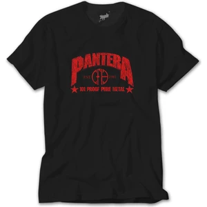 Z Zeplin Pantera 101 Proof Pure Metal Siyah Tişört