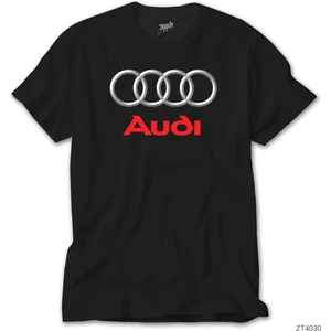 Z Zeplin Audi Logo Siyah Tişört