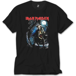 Z Zeplin Iron Maiden Benjamin Siyah Tişört