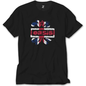Z Zeplin Oasis Logo Siyah Tişört