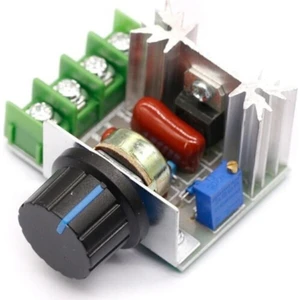 Ac 220V 2000W Dimmer Scr Ac Motor Hız Devir Kontrol Elektrikli Fırın Rezistans Su Isıtıcı Lamba