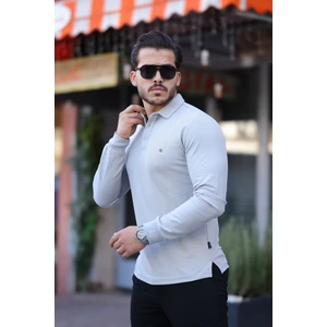 Uzun Kollu Polo Yaka Tişört
