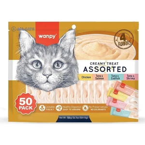 Karisik 4 Lezzetli Krema Kedi Ödülü 50 x 14 gr