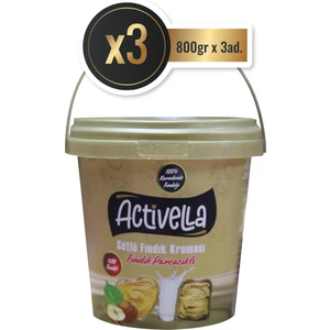 Sütlü Fındık Kreması Parçacıklı 800 gr %30 Fındıklı x 3
