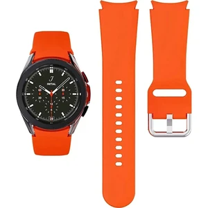 Redmud Teknoloji Samsung Galaxy Watch 5 Pro 45MM ile Uyumlu Kordon Kavis Tasarımlı Silikon Kayış