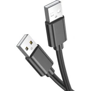 USB A To USB A Iki Ucu Erkek Çift Taraflı USB 2.0 Kablo 100 cm AL4775