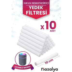 Hava Nemlendirici Buhar Makinesi Filtresi 10 Adet Uyumlu