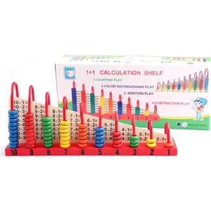 Wooden 1+1 Calculation Shelf / Abaküs Işlem Hesaplama