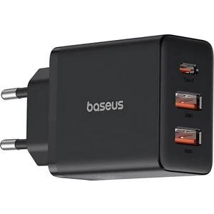 Gan5 30W Süper Hızlı 2x USB 1x Type C Girişli Şarj Adaptörü, Universal Telefon, Tablet Şarj Başlığı