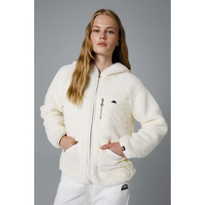Regular Fit Kapüşonlu Yumuşak Dokulu Ceket Bayan Ceket EF169