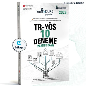 Nettekurs Yayınları TR - YÖS Video Çözümlü Akıllı 10 Deneme E-Kitap