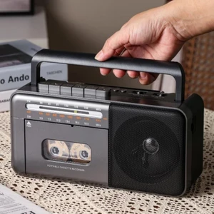 PX-680BT Fm Radyo-Usb-Mp3 Player Bluetoothlu Kaset Çalar Gri
