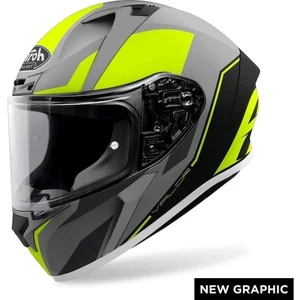 Kask Aıroh Valor Wıngs Yellow Matt