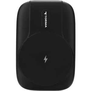 TRM-1016 Siyah 10000MAH Manyetik Kablosuz Powerbank Magsafe Taşınabilir Hızlı Şarj Powerbank