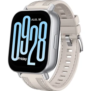 Redmi Watch 5 Active Redmi 5 Lite ile Uyumlu Metal Tokalı Dikiş Detaylı Şık Dokuma Silikon Kordon