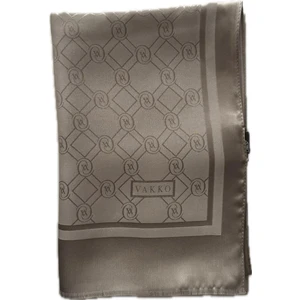 Özel Seri Monogram Jakarlı Şal 40830-KOYU Kırmızı