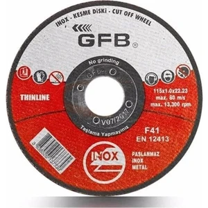 Ctn Paltava  Dmax Metal Kesici Taş 115X1 Inox Kesme Taşı