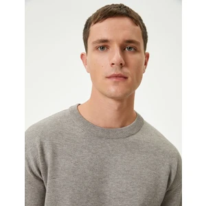 Basic Kazak Bisiklet Yaka Uzun Kollu